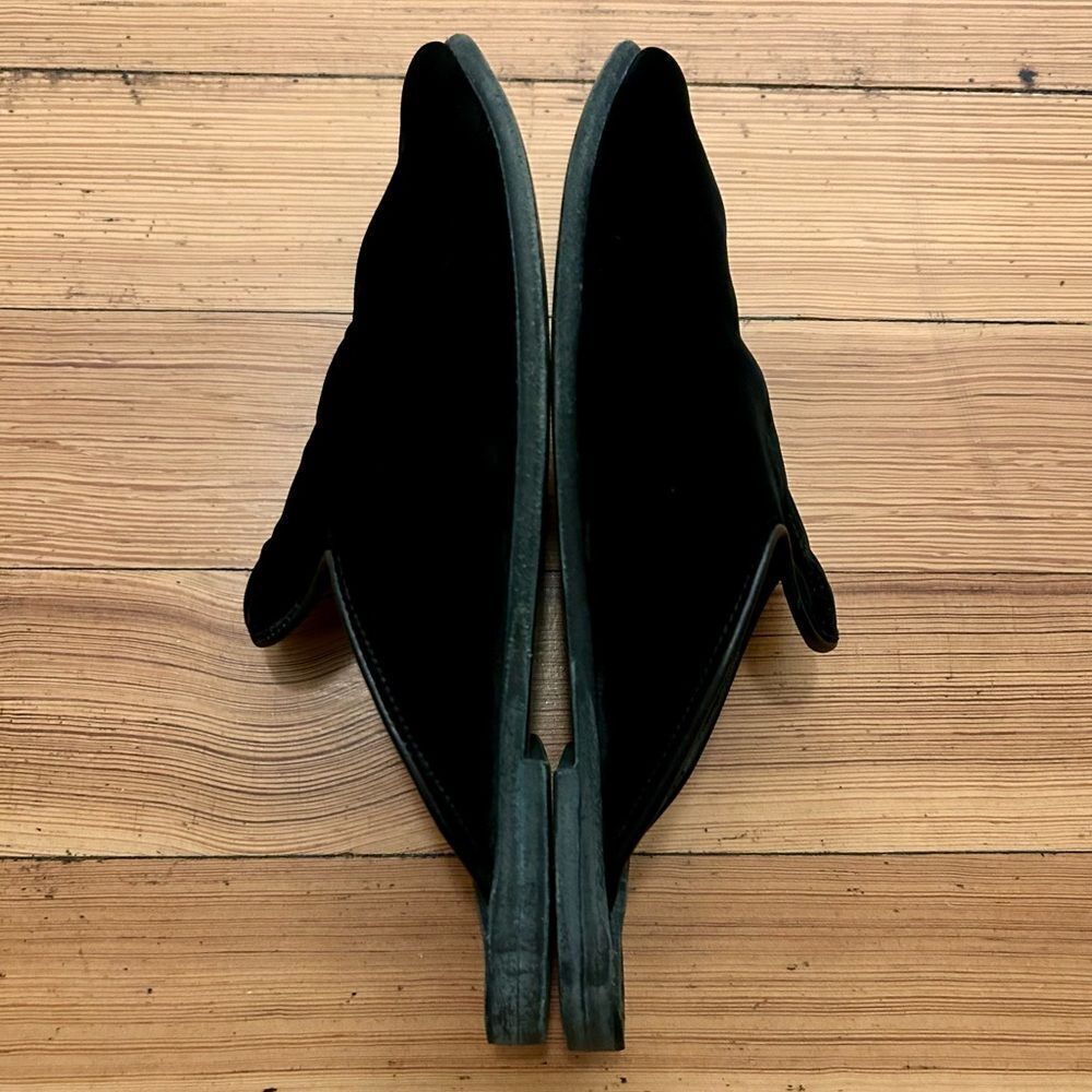 Sabah Catalina Black Velvet Babas. Womens Size 40. - Picture 8 of 14